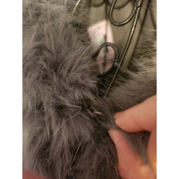 Wild fable Faux Fur Jacket Size XL Gray - Picture 8 of 8